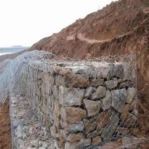 Gabion Wire Mesh with Hexagonal Mesh for Slope Protection Erosion Control - SHIJIAZHUANG CHARUI TRADE CO.,LTD - China
