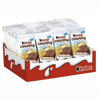 For Kinder Country Milk Chocolate Bars 9-pack Rich Milk Filling Solid Pasty Bittersweet Sweet Chocolate from malter group For Kinder Country Milk Chocolate Bars 9-pack Rich Milk Filling Solid Pasty Bittersweet Sweet Chocolate - malter group - Tanzania
