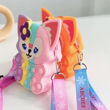 2022 Custom Cartoon Bubble Coin Purse Fidget Toys Season All Style Trend Origin China Gender Lady's Sample Available Color - Shenzhen Hongweixin Technology Co., Ltd. - China