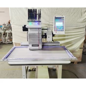 Automatic Customize Rhinestone Hotfix Sewing Machine Baihui Motif Sequins Thread Sewing Machine 10 Needles Multicolor Machine - Guangzhou Disen Electronic Equipment Co., Ltd. - China