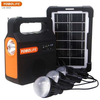 Yobolife High Quality Portable 5500mAh Power Bank Camping Lights Rechargeable Flashlights Multi-Function LED Solar Camping Lanterns - Dongguan Guangyu Electric Appliance Co., Ltd. - China