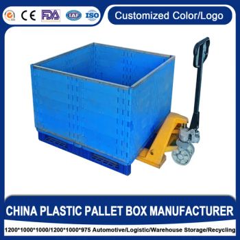1800*1200*1000 Heavy-Load Pallet Container Space-Saving Blow-Molded Container Boxes for Cold Chain - Enlightening Plast Co., Ltd - China