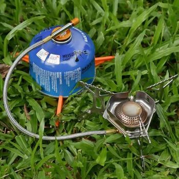 Camping Gas Stove Windproof Mini Camping Stoves Portable Folding Picnic Cooker Burner with Plastic Box for Outdoor Cooking Picni - Yiwu Reputable Trade Co., Ltd. - China