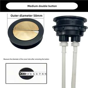 Fluor Toilet Valves Water Inlet Pipe Flush Valves Button Toilet Accessories - Henan Fluor Building Materials Co., Ltd - China