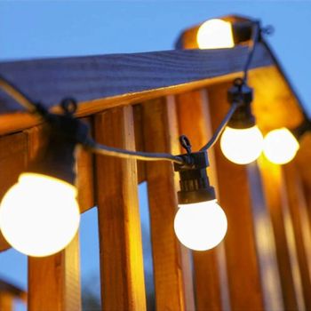 Solar LED G50 Globe Bulb Festoon Waterproof Ball Hanging String Lights - Xiamen Seatyle Import & Export Co., Ltd. - China
