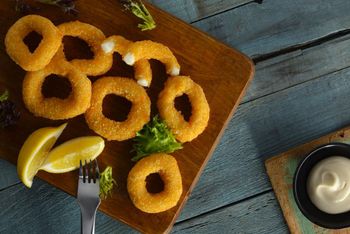 Frozen raw breaded squid rings - Pacific West Foods - Malaysia