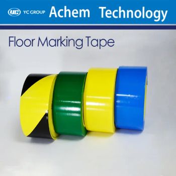 Waterproof PVC Floor Marking Tape Underground Safety Warning Caution Adhesive Tape for Floor Stair Step - ACHEM ADHESIVE PRODUCT (JIANGSU) CO., LTD. - China