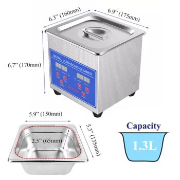 Laboratory Tabletop 1.3L Digital Ultrasonic Cleaning Machine, Home Household Jewelry Watch Dental Tooth Glasses Razor Tableware Bath Ultrasound Cleaner - Shenzhen Creek Technology Co., Ltd. - China