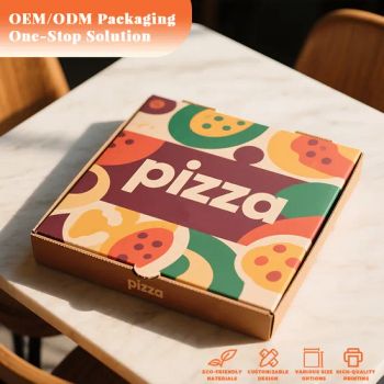 Customized Food-Safe Pizza Boxes with FDA-Approved Materials Pizza Box - EVER GREATER IMP. & EXP. CO., LIMITED - China