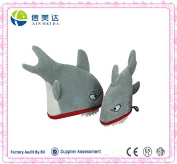 Funny Shark Shaped Plush Party Hat - Xinda Industrial & Commercial Co., Ltd. - China