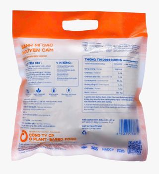 Wholegrain Frozen Rice Bread (89% Wholegrain Rice) from O Plant-based Food JSC Wholegrain Frozen Rice Bread (89% Wholegrain Rice) - O Plant-based Food JSC - Vietnam