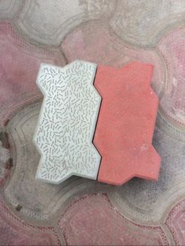 Zig Zag Paver Blocks Color Red Eco Friendly Yes Material Concrete Thickness(mm) 12mm Shape Zig Zag, Zig-Zag Country of Origin Made in - Namishree Eco Building Products - India