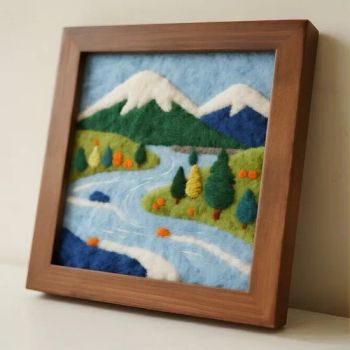DIY Wool Felting Painting Embroidery Frame Digital Canvas Handwork Needle Picture Customized GIF Sewing & Weaving Toys - Ningbo Hardwork Art & Craft Co., Ltd. - China