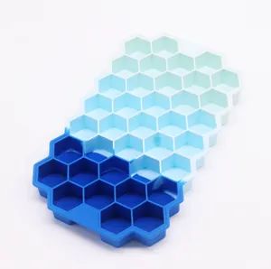 37 Cavity Honeycomb Shape Ice Cube Tray Mold for Bar Drink Tools - Yangjiang Eversun Industry & Trade Co., Ltd. - China
