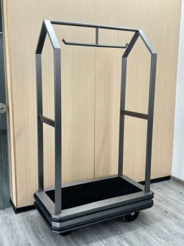 Fully Customizable Hotel Luggage Carts Luxury Style Quantity 4 Color Grey Tube 38 mm Style Modern Origin Foshan Condition - Foshan Southbay Hotel Supply Limited - China