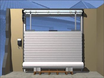 Full Height Pull And Push Rolling Shutters, Dimension/size: 1000 Mm - Standard Industries - India