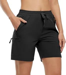 Womens Cargo Shorts Drawstring Elastic High Waisted Summer Casual Quick Dry Outdoor Shorts for Work Travel Golf Hiking Walking Water Resistant - Xiamen Taraniss Sportswear Co., Ltd. - China