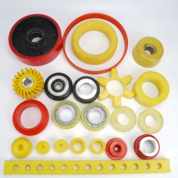 Manufacture Transparent PU Rubber and Plastic Wheels Sheaves Pulleys for Industrial - Xiamen Steady Plastic Mold Co.,Ltd - China