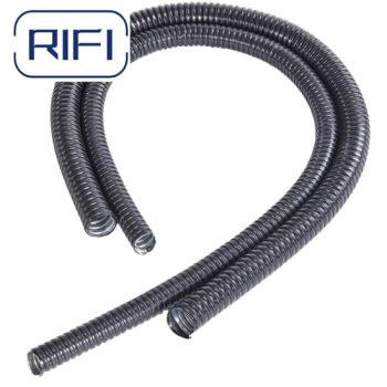 Plastic Coated Metal Flexible Hose Cable Conduit Metal Hose Black Flexible Metal Tubing Electrical Conduits Fittings - Changsha Elewell Import&Export Co., Ltd - China
