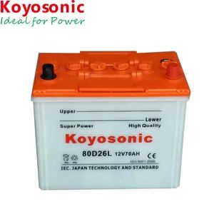 12V 90ah Dry Battery 30h90r Car Battery Dry Charged Battery Pack - Koyosonic Power Co., Ltd. - China
