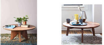 mango wood round coffee table Unit Price Usd 299 Minimum Order Quantity 10 Material Mango Wood, Wood - RAJPUTARTS - India