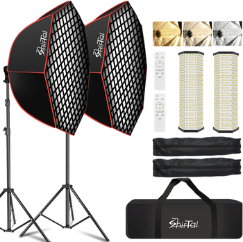 Softbox Photography Lighting Kit,37" Octange Softbox Lighting Kit with Honeycomb from Gadgets LLC Softbox Photography Lighting Kit,37" Octange Softbox Lighting Kit with Honeycomb - Gadgets LLC - United States