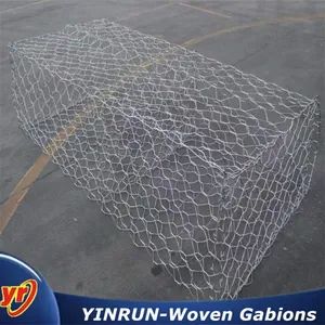 60*80 80*100 100*120 Woven stone wall PVC Coated Gabion Baskets - Anping Yinrun Wire Mesh Co., Ltd - China