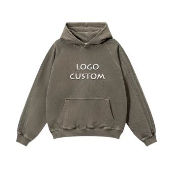 Wholesale OEM Washed Loose Sport Mens Hoodies Autumn Winter Stripe Shoulder Oversized Men's Hoodies - Dongguan Flya Sports Goods Co., Ltd. - China