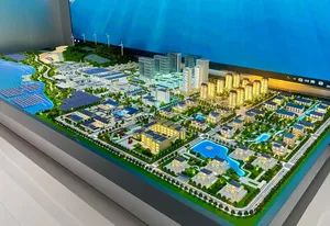 Sand Table Model Making for Offshore Energy Planning of Photovoltaic Buildings - Henghui 3d Digital Co., Ltd - China
