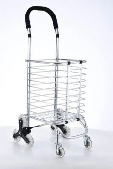 High Quality Supermarket Aluminum Stair Climbing Folding Hand Luggage Truck Shopping Trolley Cart - Yongkang Dashing Leisure Products Factory - China