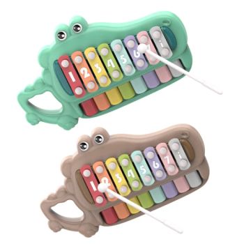 Children Educational Toys Multifunctional Musical Instruments 8 Tones Xylophone Toys Electric Musical Toy Kids Piano - Shantou Tombo Toys Co., Ltd. - China
