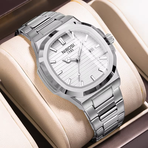 NIBOSI 2632 Fashion Luxury New Design Stainless Steel Band Alloy Case Movement Waterproof Mens Quartz Watch - SILVERSTONE IMPORT AND EXPORT LIMITED - Tanzania
