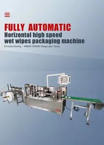 Automatic Wet Wipes Packaging Machine for Makeup Removal & Cosmetic Wipes - High-Speed Pouch Sealing System for Folded/Single Sheet Facial Cleansing Wipes, - Guangzhou Yundu Machinery Technology Co., Ltd. - China