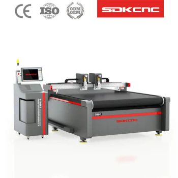 CNC Double Head Synchronous Processing Billboard Paper Foam Film Sticker Cutter - Hangzhou Saidike Automation Equipment Co., Ltd. - China