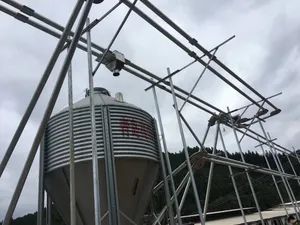 Food Silo for Poultry Cow Galvanized Sheets Feeding Livestock Pig House Tower - Shandong Gofee Husbandry Technology Co., Ltd. - China