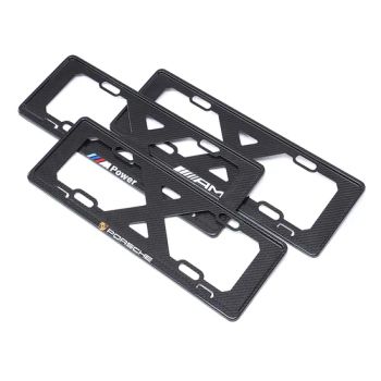 Car License Plate Frame Dry Carbon Fiber Car Number License Plate Frame Carbon Fiber License Plate Frame - Qingyuan Huazhongye Auto Accessories Co., Ltd - China