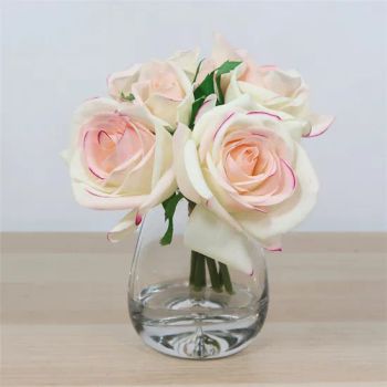 Real Touch Wedding Moisturized Rose Flowers Artificial Flowers - Foshan Myart Flower Co., Ltd. - China