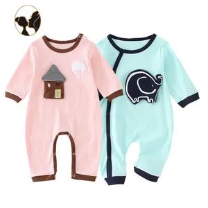 2019 Top High Quality Wholesale Applique Infant Romper Baby Bodysuit - Suzhou Angels Co., Ltd. - China