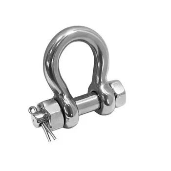 Nuk Rigging Hardware Stainless Steel Hoist Equipment Shackle European Type Bow Shackle - Binzhou Nuk Metals Co., Ltd. - China