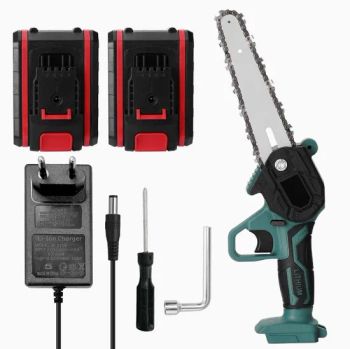Cisivis 21V 6inch Portable Cordless Chain Saw Electric Chainsaw Rechargeable Lithium-Ion Battery Saws Gardening Power Tools - Wuhan Zhongwei Liancheng International Trade Co., Ltd. - China