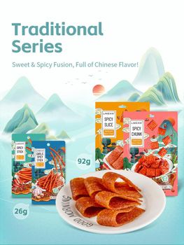 Chinese Snack Spicy 92g Halal Extra Spicy Strips - Hunan Spicy Seven Degree Food Co., Ltd. - China