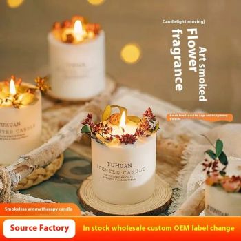 Logo Custom Scented Candles Set Gift Sets for Women Handmade Dried Flowers Soy Wax Scented Candles Wedding Favors Home Decor - Anhui Xianwei E-Commerce Co., Ltd - China
