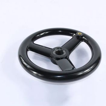 QS0804 6 Phenolic Molding Compound Carbon Steel Handwheel Industrial Equipment Operating Handle - Shenzhou City Nanhu Qunshan Bakelite Co., Ltd. - China