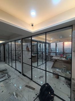 Aluminium Slim Profile Glass Partition 16mmx45mm, For Custimsed - Gujarat Profile - India