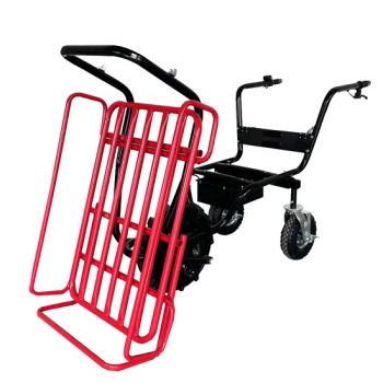 Electric Dumper 3-Wheel Metal Trolley Cart Unicycle Agricultural Vehicle for Farm Orchard Transportation Cart Hand Cart Trolleys - Jinjiang Shenggong Machinery Co., Ltd. - China
