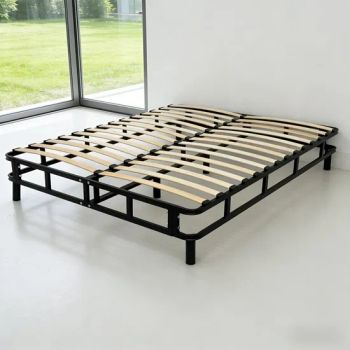 Universal Size Bed Slat Support Frame with Soft Fabric Cover and E0 Multi Layer Wood Slats - Suzhou Xinyue Furniture Accessories Co., Ltd. - China