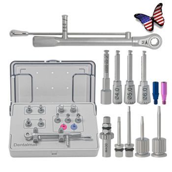 SMART Hiossen Implant Kit with Bone Profilers Torque Drivers Hex 1.2 OSSTEM Compatible - Gadgets LLC - United States