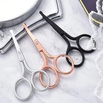 Round Tip Best Nose Hair Scissors Stainless Steel Nail Scissors - ESHA CO., LIMITED. - China
