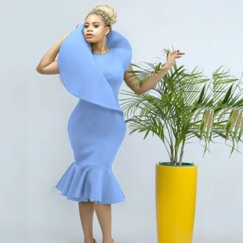 Summer High Waist Ladies Wrap Tight Club Fringe Split Dress Prom Dresses - Guangzhou Yuanfeng Textile Technology Co., Ltd. - China