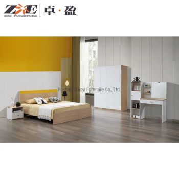 Hotel Leather Bed Comforter Sets Luxury 1.8 M up-Holstered Kids' Double Bed - FOSHAN RUI XUN SHENG FURNITURE CO., LTD - China